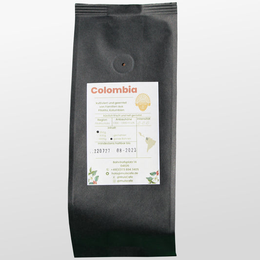 Kaffee Kolumbien Arabica gemahlen