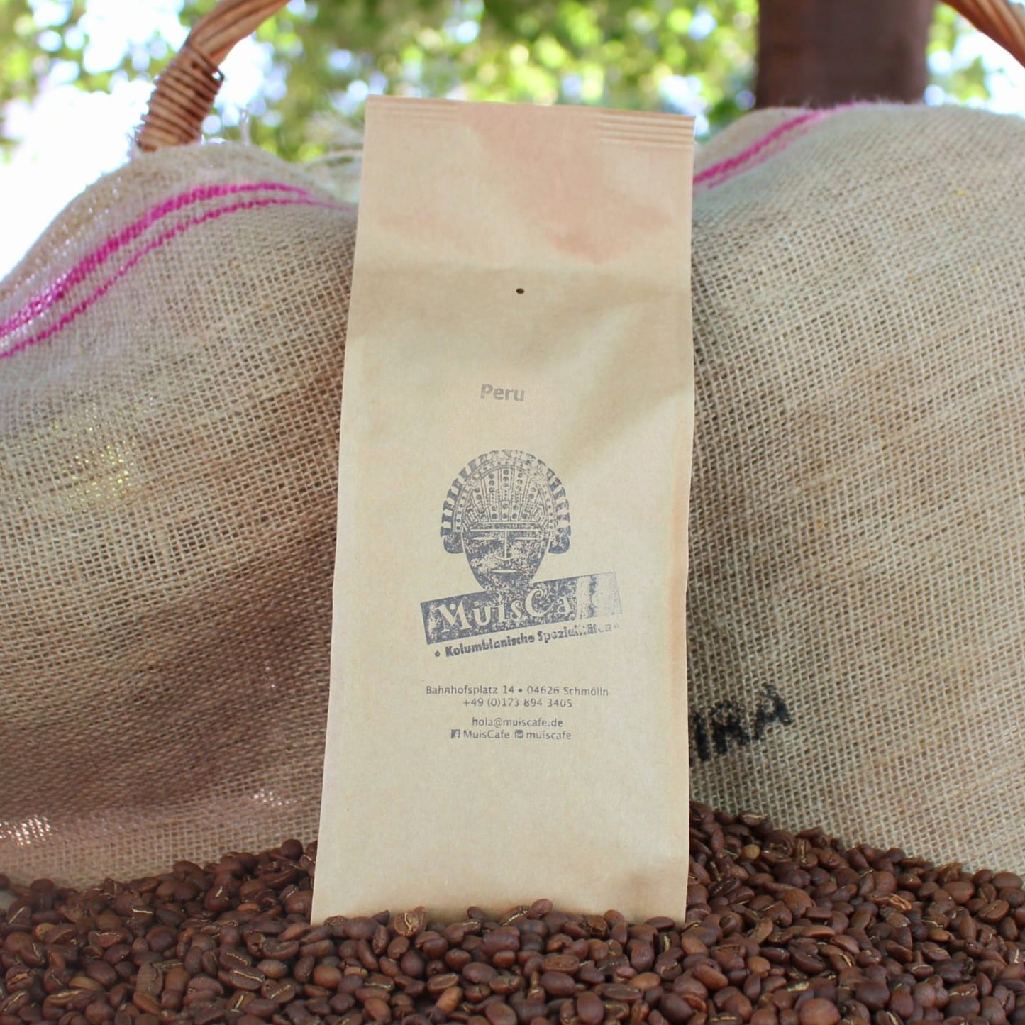 Kaffee Peru Cajamarca Arabica gemahlen